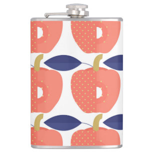 Red Paprika: Spice Inspired Seamless. Hip Flask