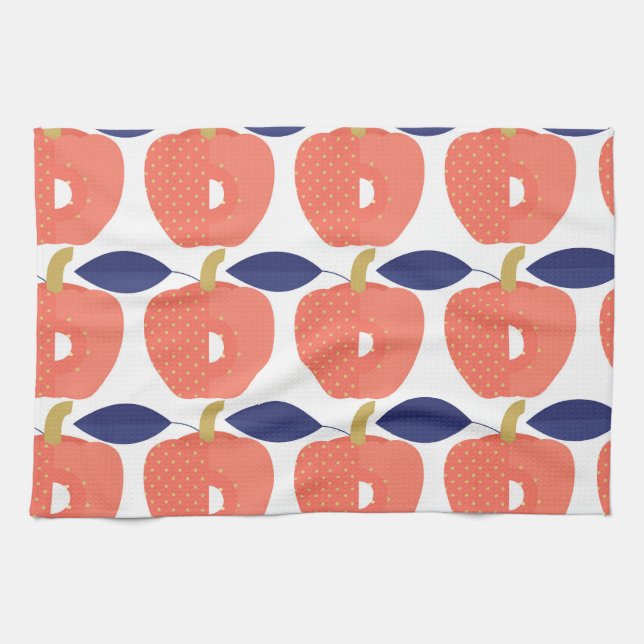 Red Paprika: Spice Inspired Seamless. Tea Towel (Horizontal)