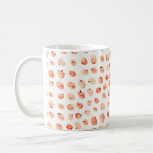 Red paradise apples pattern coffee mug
