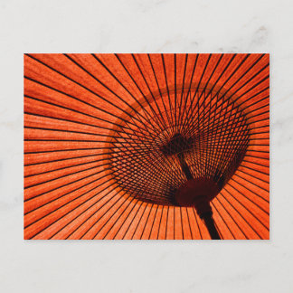 Red Parasol: Japan Postcard