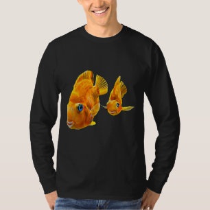 Red Parrot Fish Cichlid Pair Aquarium Fish T-Shirt