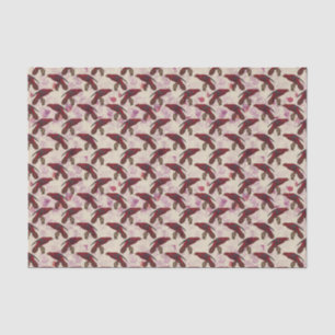 Red Parrots Tissue Paper