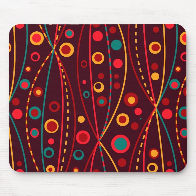 Red Particles Mousepad (Front)