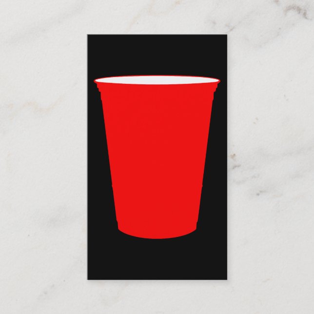 red party cup business card (Front)