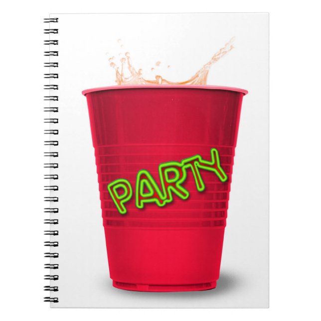 Red Party Cup Notebook (Front)