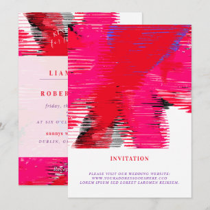 RED Passion Invitations Linear