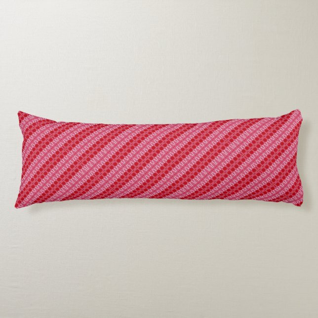 Red Pattern Pillow (Front)