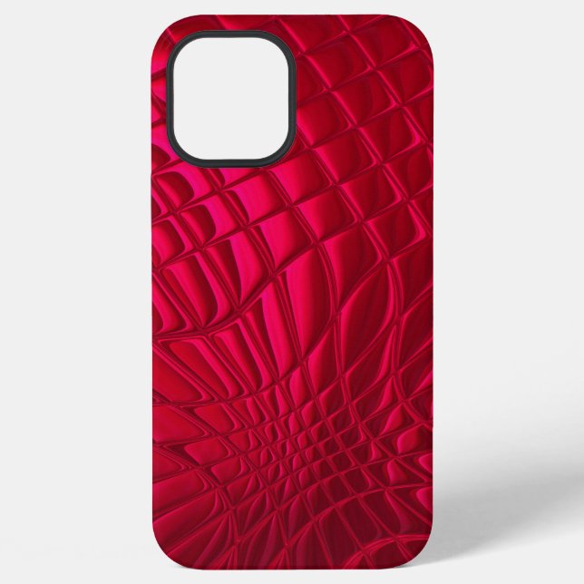 Red patterned iPhone case (Back)