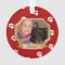 Red Paw Prints Pet Photo