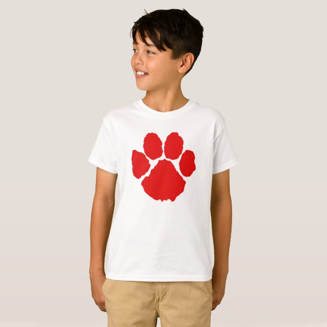 Red Paw   T-Shirt (Front Full)