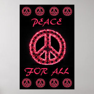 red peace for all poster
