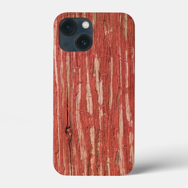 Red Peeling Paint Case-Mate iPhone Case (Back)
