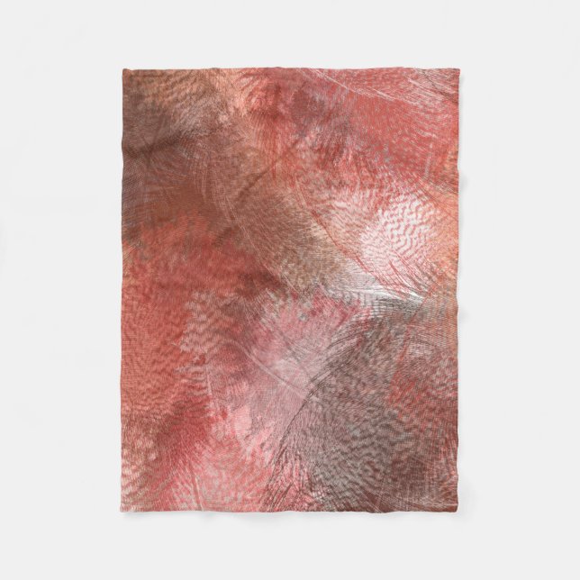 Red pen fleece blanket (Front)
