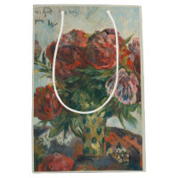Red Peonies Flowers Paul Gaugin Art