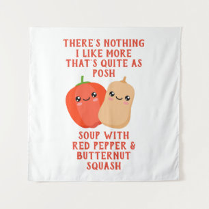 red pepper and butternut squash soup tapestry