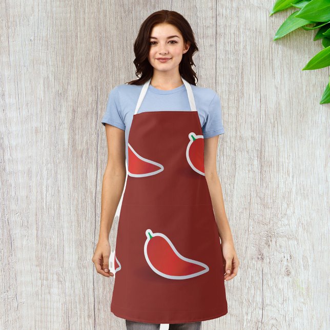 Red Pepper Apron (Creator Uploaded)