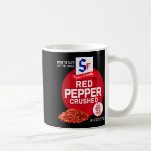 Red Pepper Crushed Halloween Sce Costume Group Mat Coffee Mug
