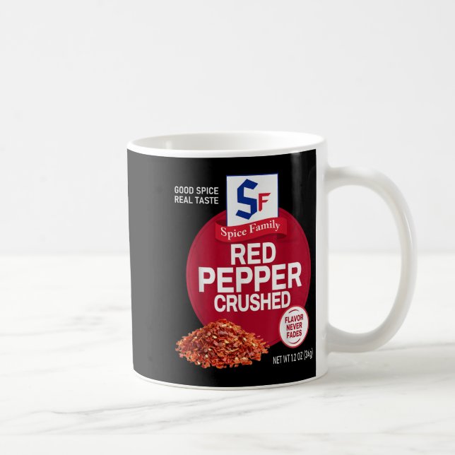 Red Pepper Crushed Sce Group Family Matching Hallo Coffee Mug (Right)
