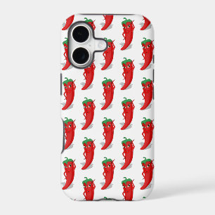 Red Pepper Diva Cartoon Pattern