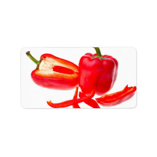 Red pepper label