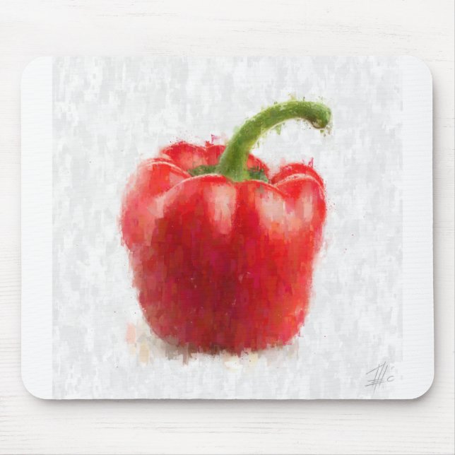 Red Pepper Mouse Mat (Front)