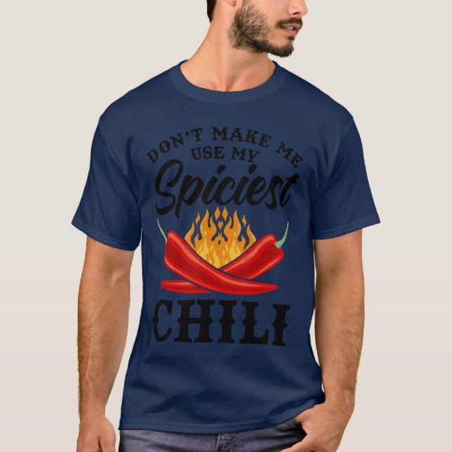 Red Pepper Spicy Food Competition Chili Cook Off f T-Shirt (Front)
