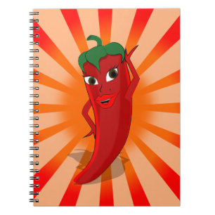 Red Pepper Superstar Notebook