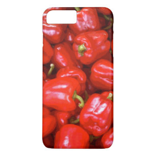 Red Peppers in Posterised Image iPhone 8 Plus/7 Plus Case