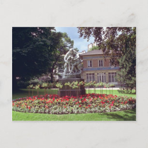 Red ?pernay, Champagne Region, France flowers Postcard
