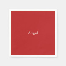 Red Personalised Baby Shower 