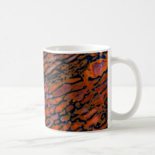 Red Petrified dinosaur bone Coffee Mug