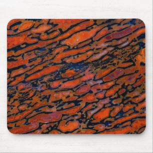 Red Petrified dinosaur bone Mouse Mat