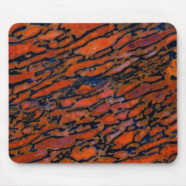 Red Petrified dinosaur bone Mouse Mat (Front)