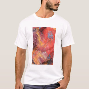 Red Petrified wood detail, Arizona T-Shirt