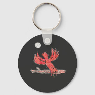 Red Phoenix  Key Ring