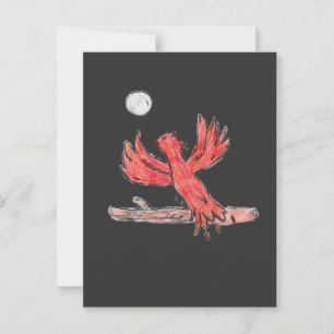 Red Phoenix Postcard