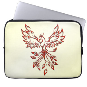 Red Phoenix Rises Laptop Sleeve