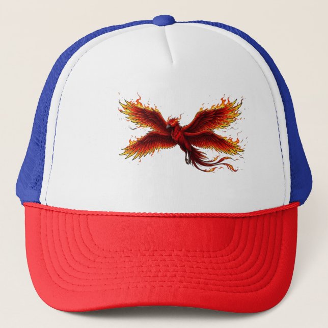 Red Phoenix Trucker Hat (Front)