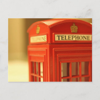 Red Phone Booth Postcard