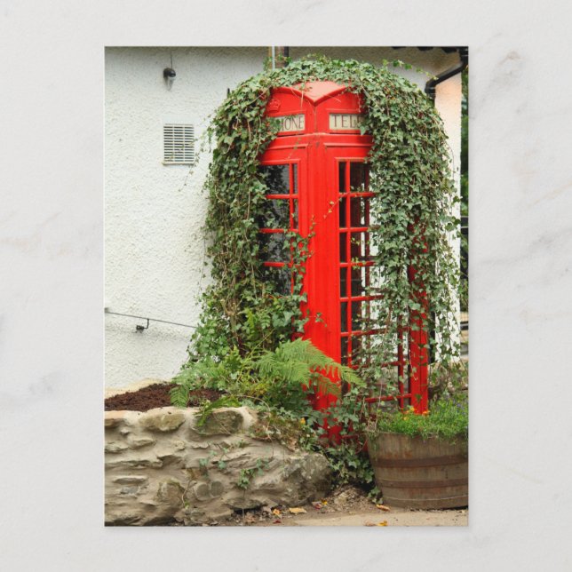 Red phone box postcard (Front)