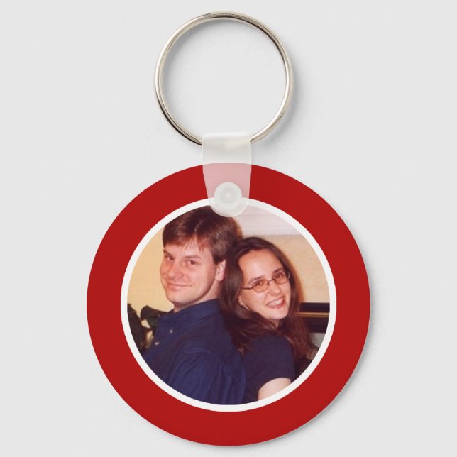 Red Photo Keychain (Front)