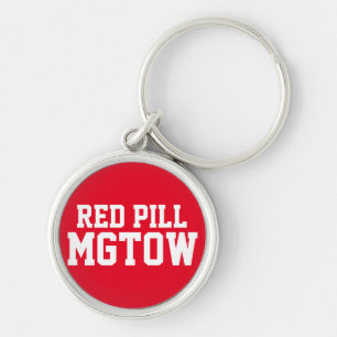 Red Pill MGTOW Key Ring