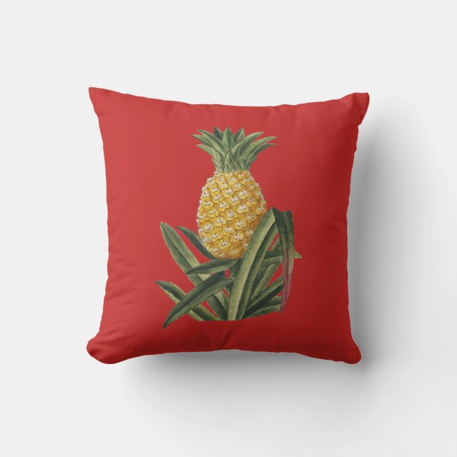 Red Pineapple Pillow (Front)