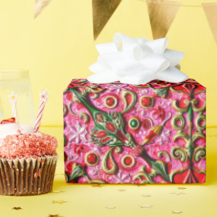 ~ Red, Pink and Gold ~ Wrapping Paper