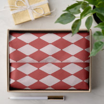 Red & Pink Argyle Festive Modern Christmas