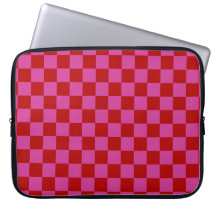 Red + Pink Check Chequered Chequerboard Pattern