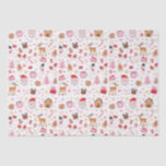 Red Pink Christmas Santa Claus Reindeer Wonderland Tissue Paper<br><div class="desc">This whimsical design features a delightful and playful illustration of beloved Christmas elements,  beautifully rendered in a heartwarming palette of red,  pink,  and white.</div>