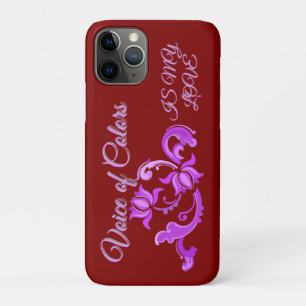 RED & PINK COLOUR PLAYING ART FOR GIFT iPhone 11 PRO CASE