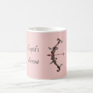 Red Pink Cupid's Arrow Bow Coffee Mug