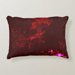 Red Pink Decorative Cushion